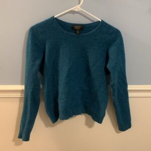 Cashmere luxury club 100% cashmere sweater women’s medium blue